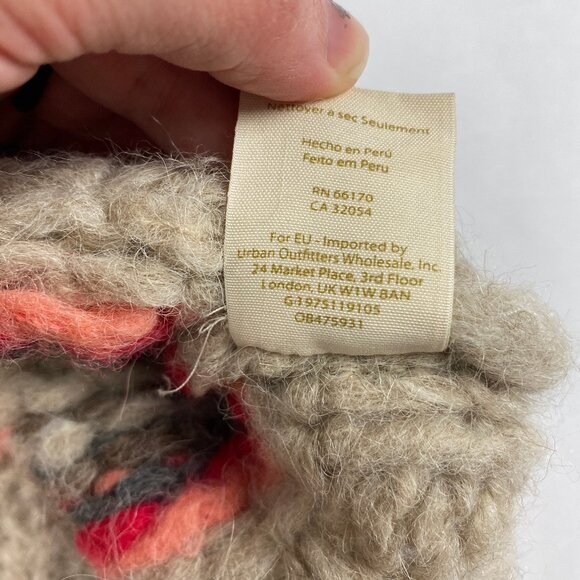 Free People Chunky Knit Sweater Women's Size M Alpaca Blend - Picture 16 of 16